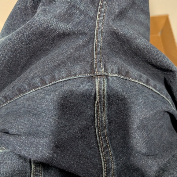 Lane Bryant Dark Wash Signature Fit Mid-Rise Straight Denim Jean Size 24S Short - Picture 14 of 14